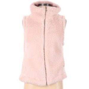 NWT Tommy Hilfiger Pink Faux Fur Vest Size Medium